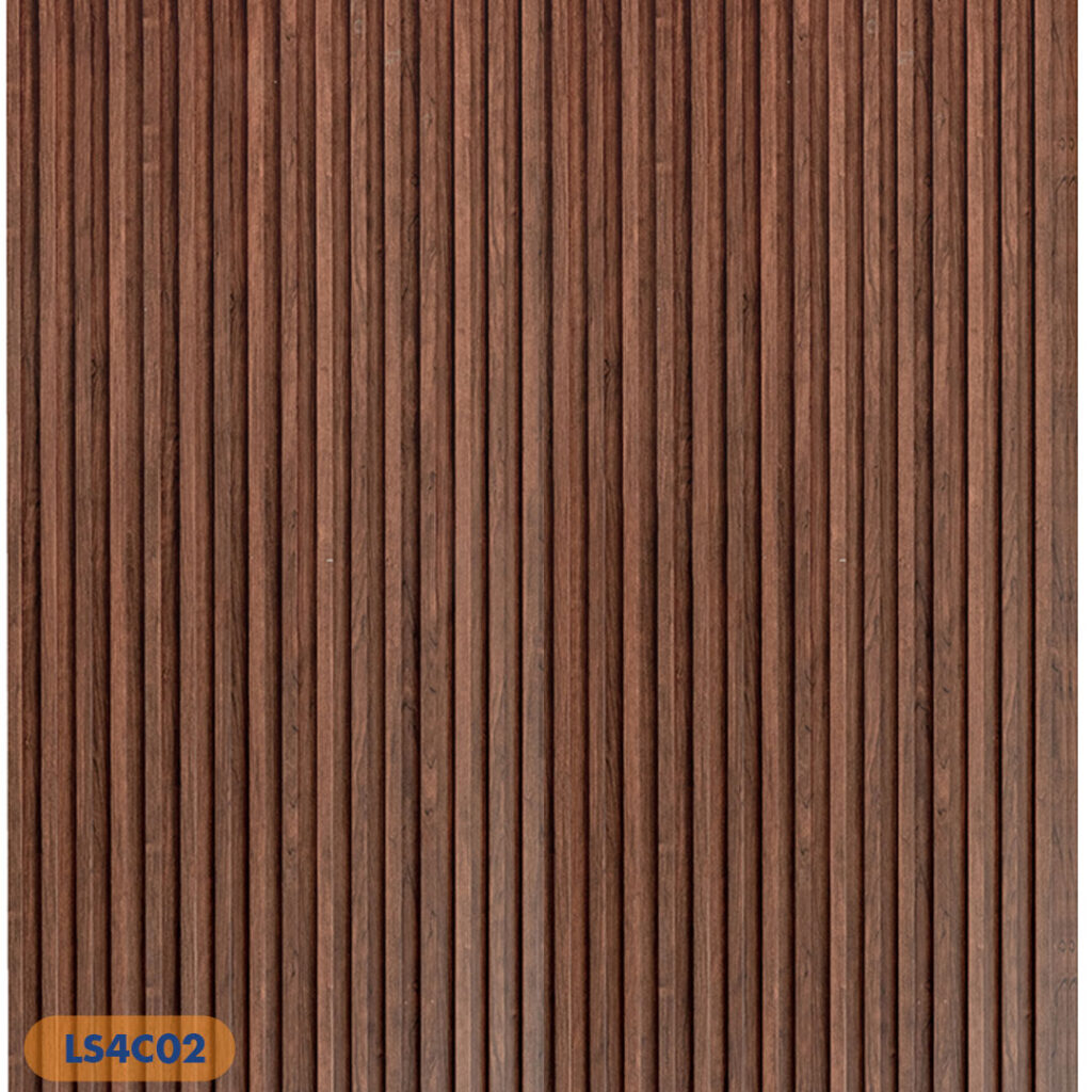 Lam 4 sóng cao LS4C02 - Vân Gỗ