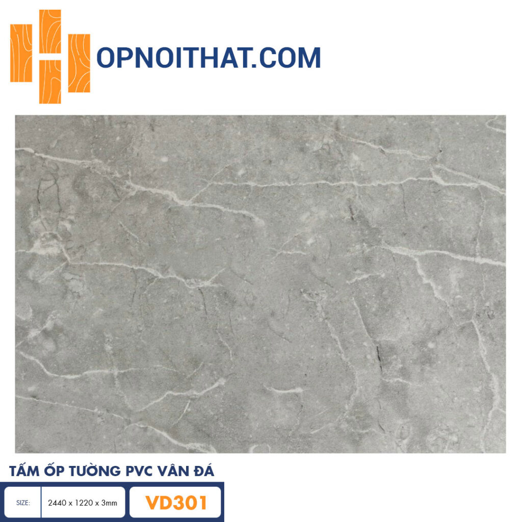 Tấm Ốp Tường PVC Vân Đá VD301 Tấm Ốp Tường PVC Vân Đá VD301