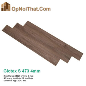 Sàn Nhựa Vân Gỗ Glotex 4mm S473