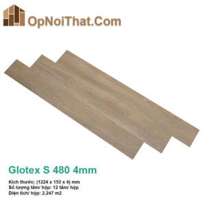 Sàn Nhựa Vân Gỗ Glotex 4mm S480